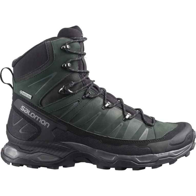 Botas Montaña Salomon X Ultra Trek GTX Hombre Verdes Oscuro Negros | MX EIAQ781